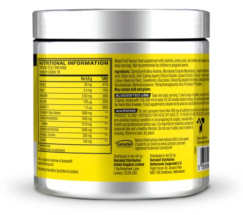 C4 Original Beta Alanine Sports Nutrition Bulk Pre Workout Powder for Men & Women | Best Pre-Workout Energy Drink Supplements | Creatine Monohydrate | Icy Blue Raspberry | 30 Servings