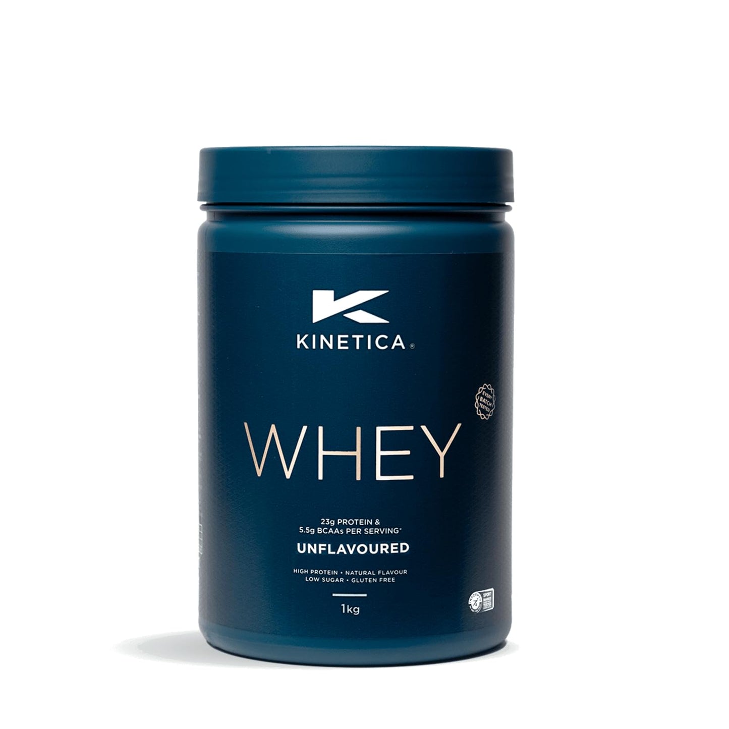 Kinetica Chocolate Whey Protein Powder | 2.27kg | 22g Protein per Serving | 75 Servings | Sourced from EU Grass-Fed Cows | Superior Mixability & Taste