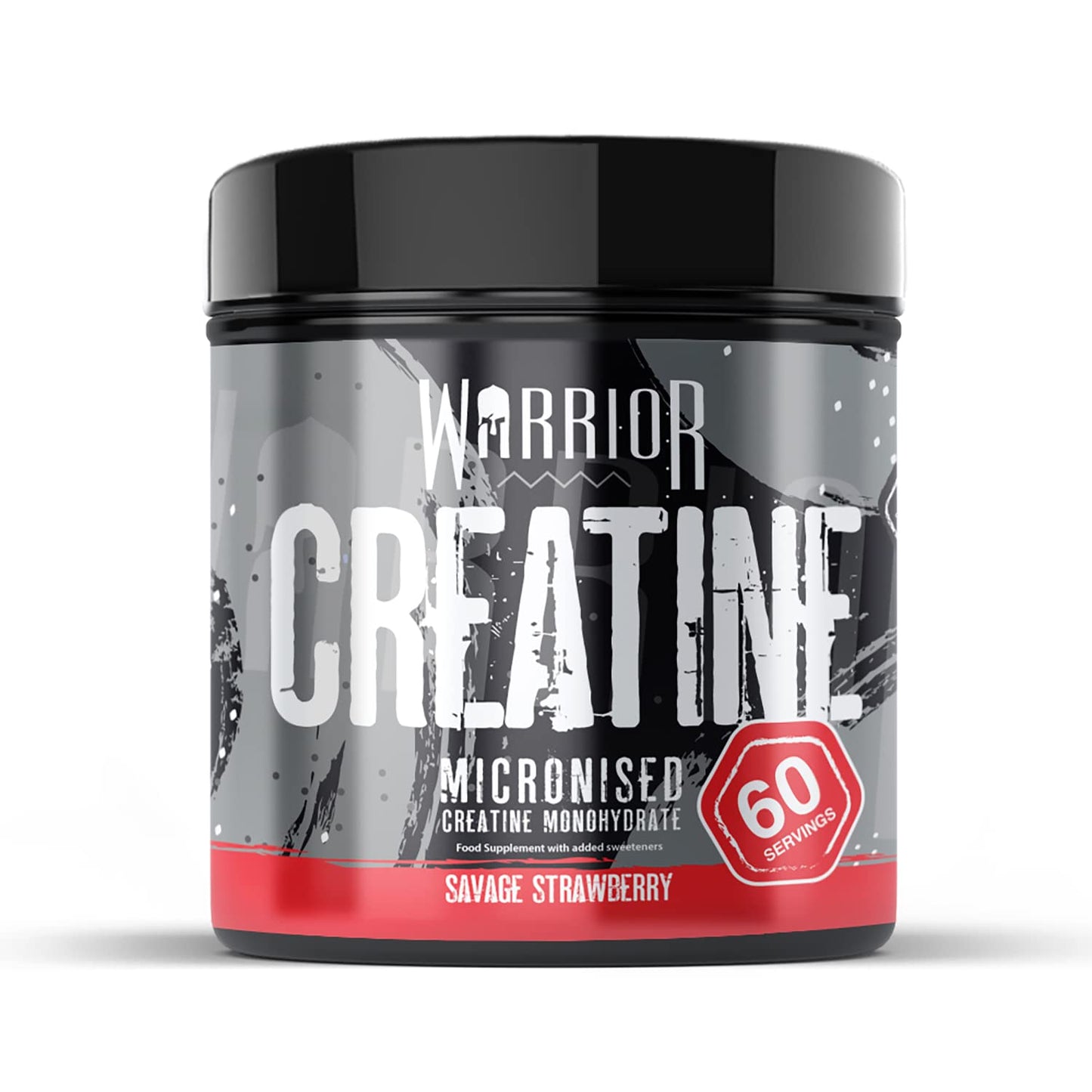 Warrior Creatine Monohydrate Powder 300g – Micronised – Proven to Improve Physical Performance and Recovery, 5g Servings (Unflavoured), 1 pack