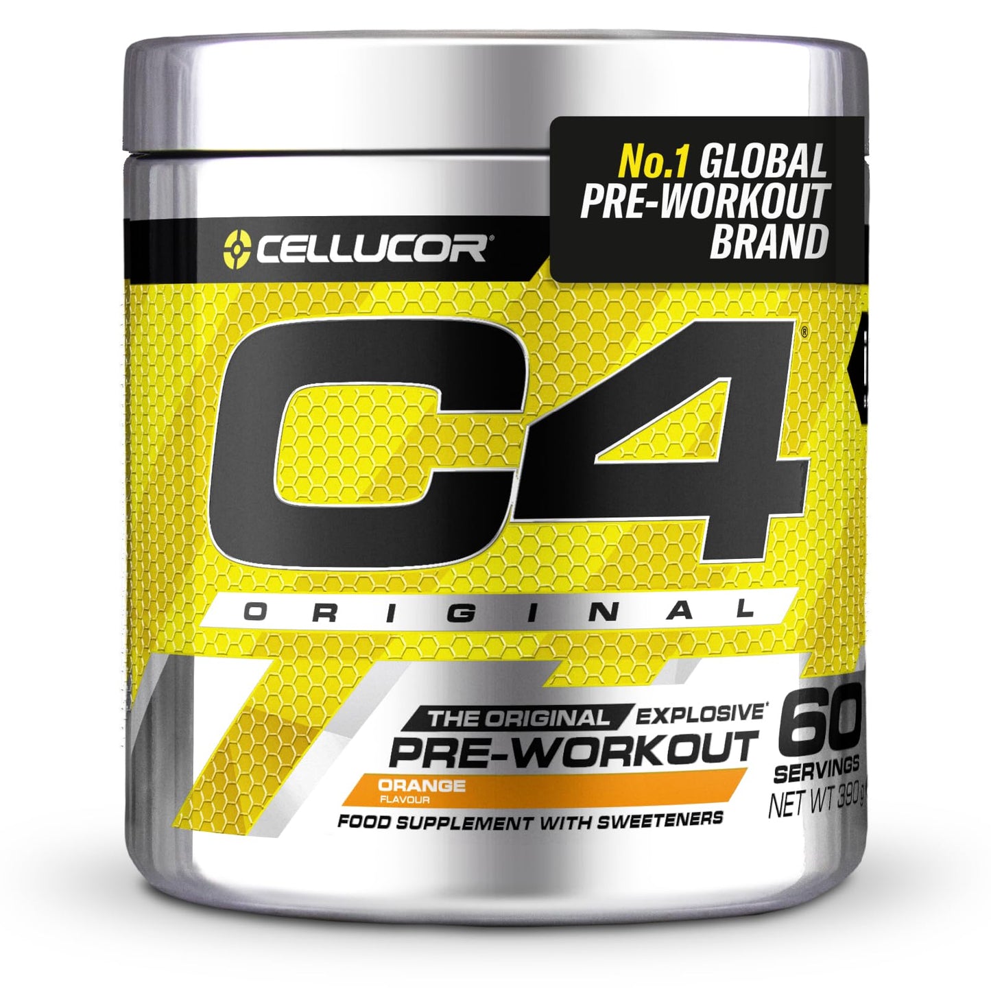 C4 Original Beta Alanine Sports Nutrition Bulk Pre Workout Powder for Men & Women | Best Pre-Workout Energy Drink Supplements | Creatine Monohydrate | Icy Blue Raspberry | 30 Servings