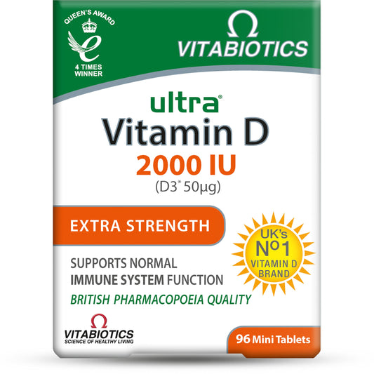 Vitamin D Tablets 2000iu, Vitabiotics Ultra