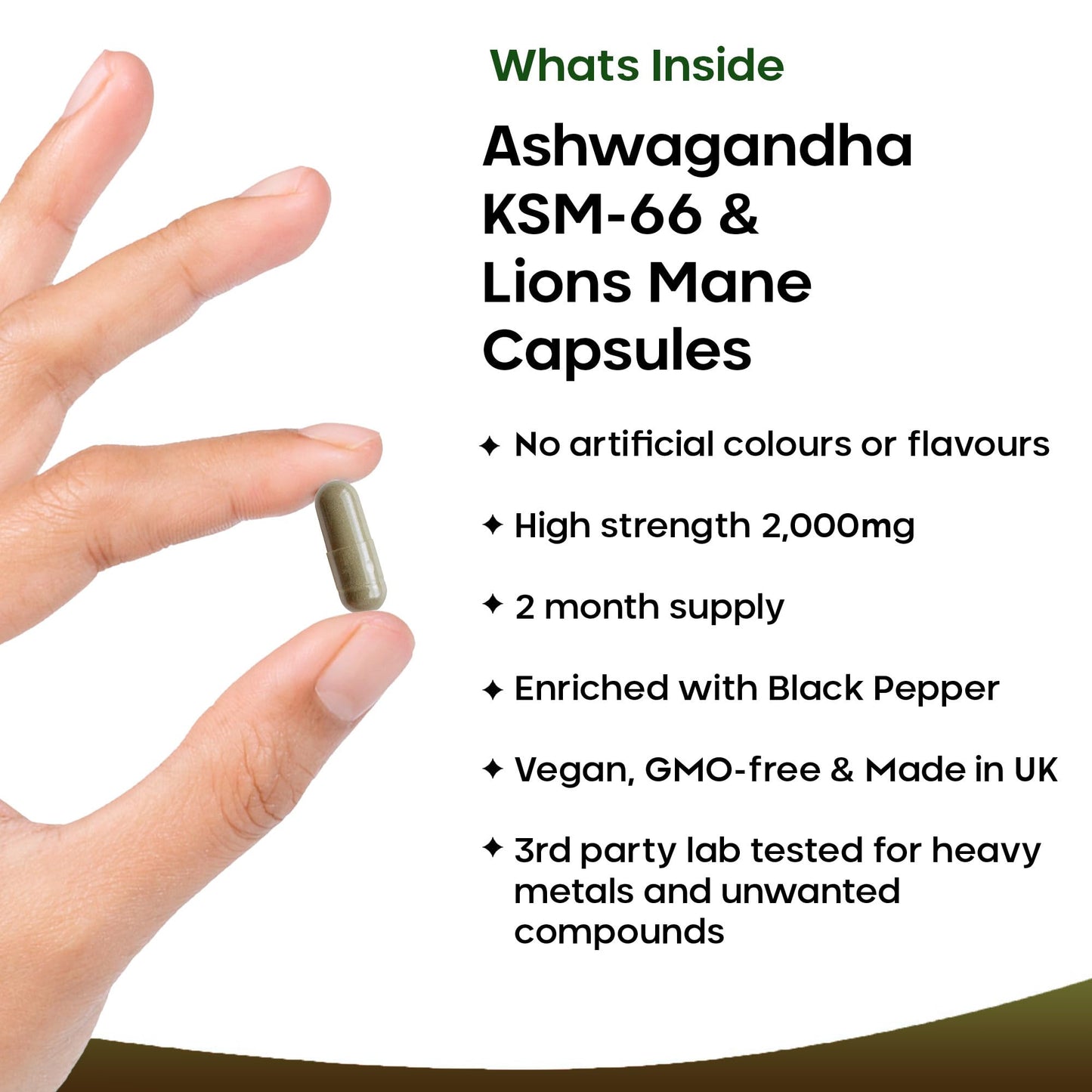 Ashwagandha KSM 66-365 (6 Months Supply) 1200mg Vegan Tablets Pure High Strength Ashwagandha Root Extract - Ashwagandha KSM Tablets Supplement (not Ashwagandha Capsules) Non-GMO & UK Made