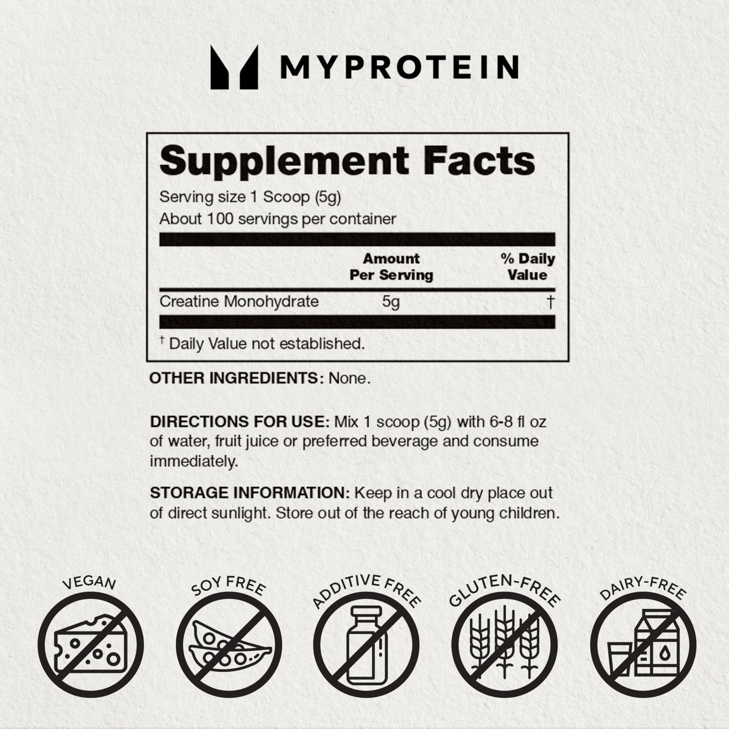 MyProtein Creatine Monohydrate Powder - 250g - Unflavoured Creatine Powder - Scientifically Proven to Help Increase Power and Physical Performance